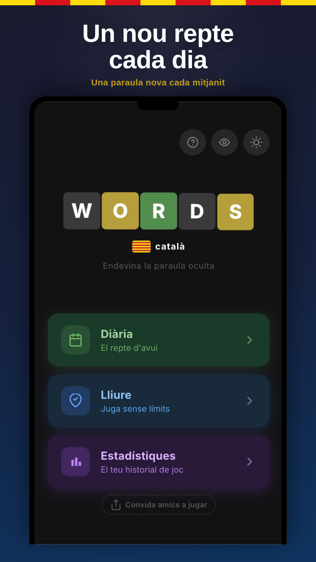 Wordle Català app: repte diari amb nova paraula cada mitjanit